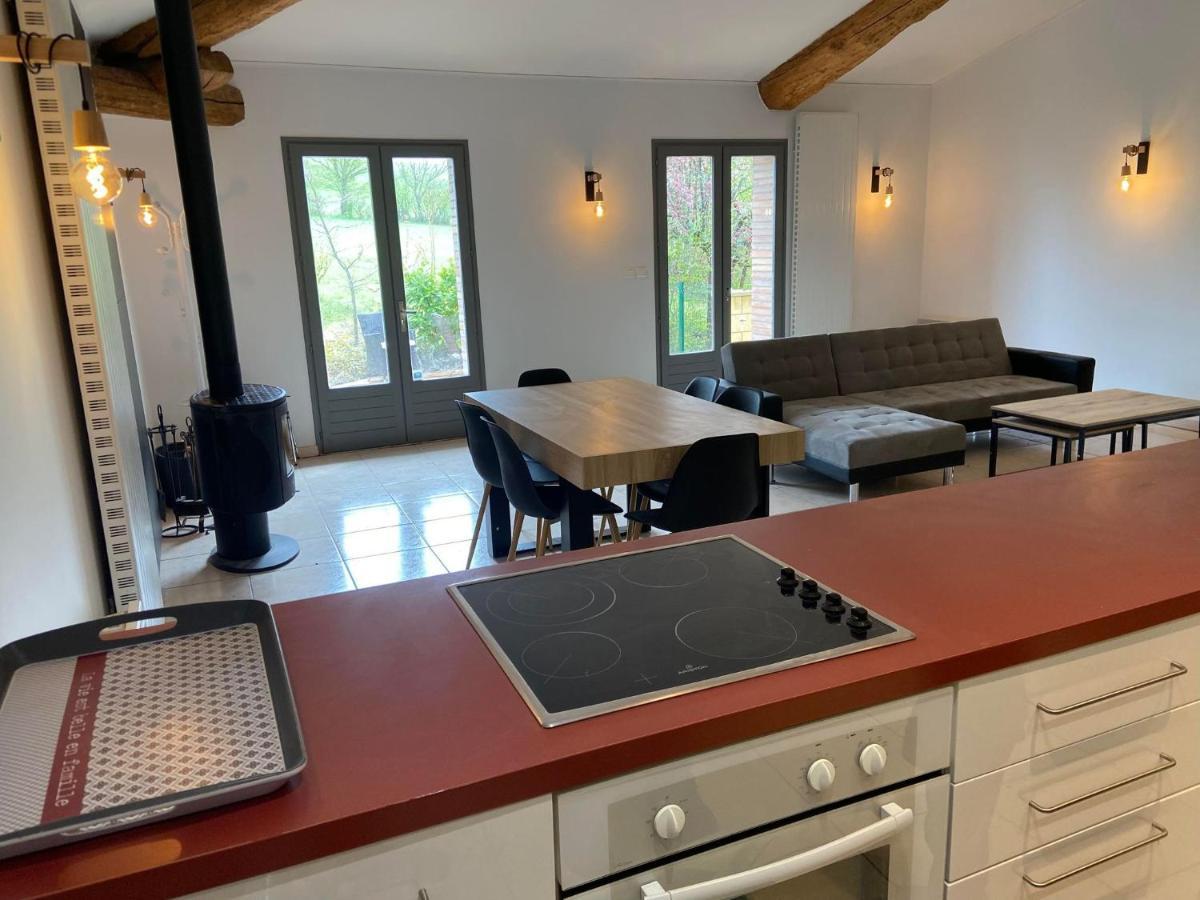 Вилла Ferme Du Bois Du Pouget La Salvetat-Belmontet Экстерьер фото